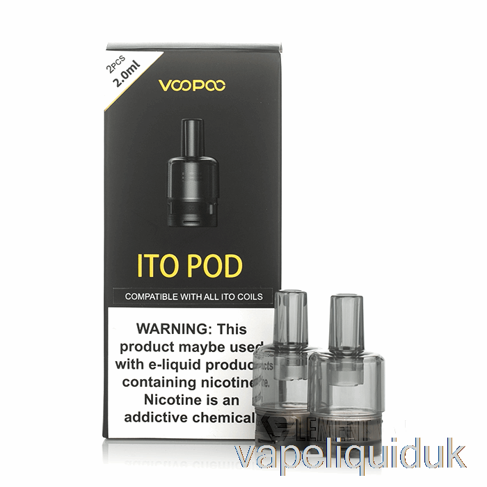 VOOPOO ITO Replacement Pods 2mL ITO Pods Vape Juice